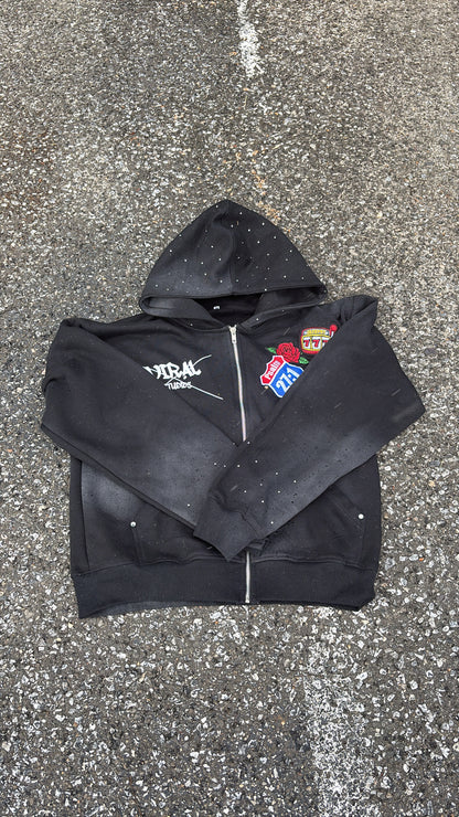 Rhinestone flare sweatsuits adults