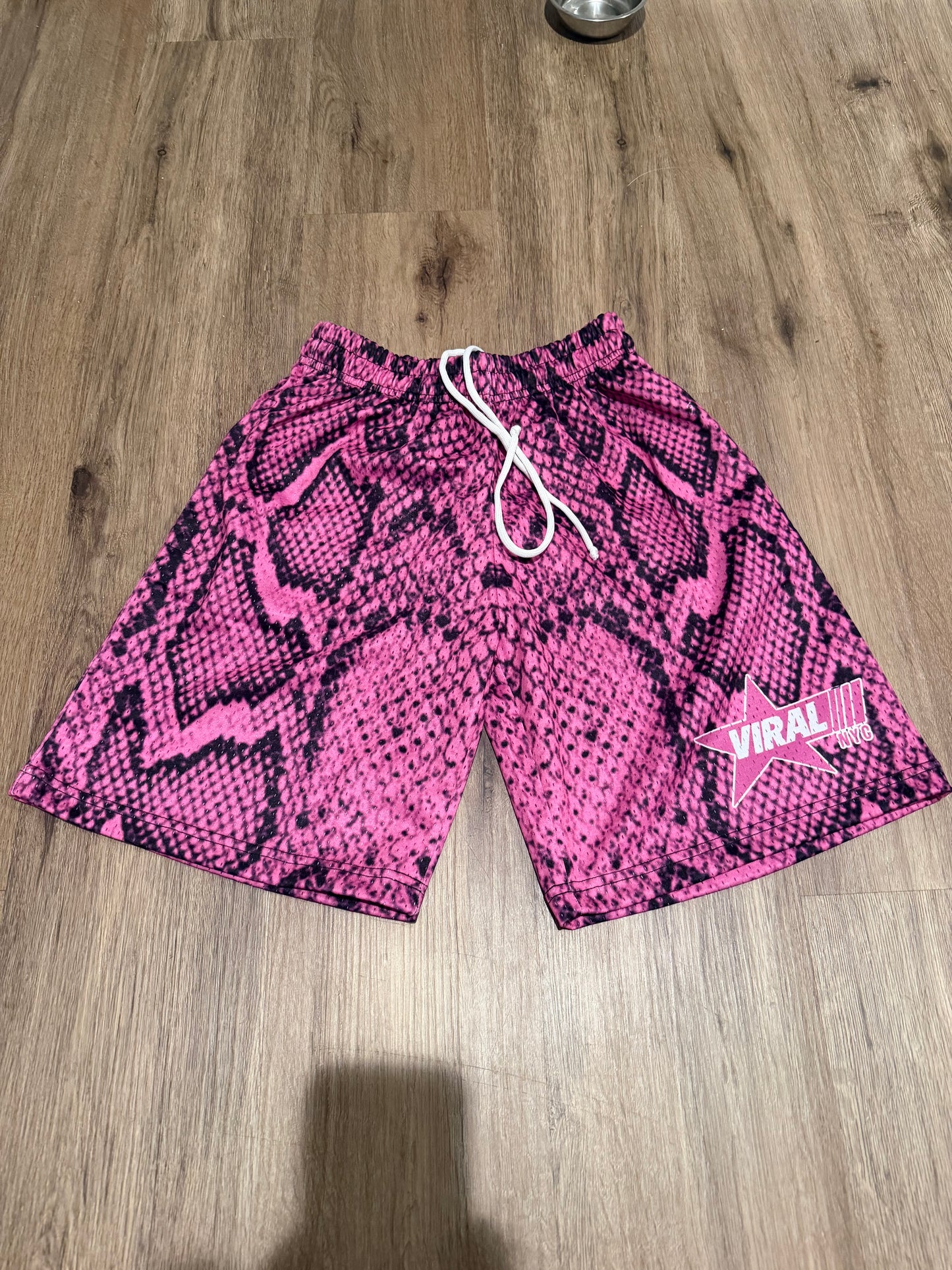 Graphic Mesh Shorts