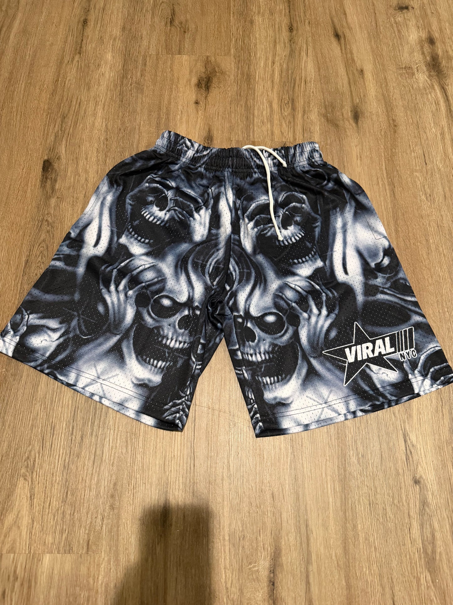 Graphic Mesh Shorts