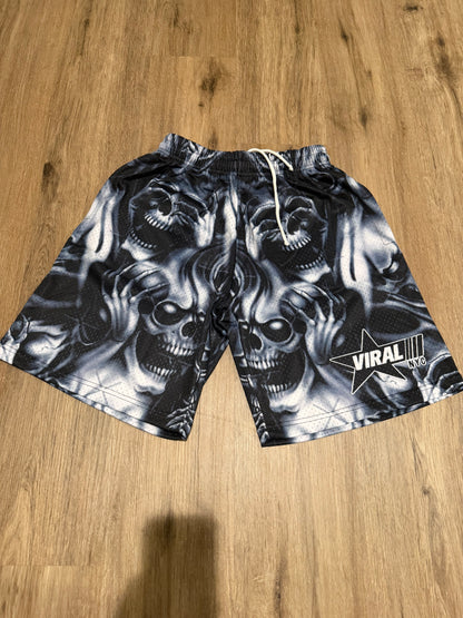 Graphic Mesh Shorts