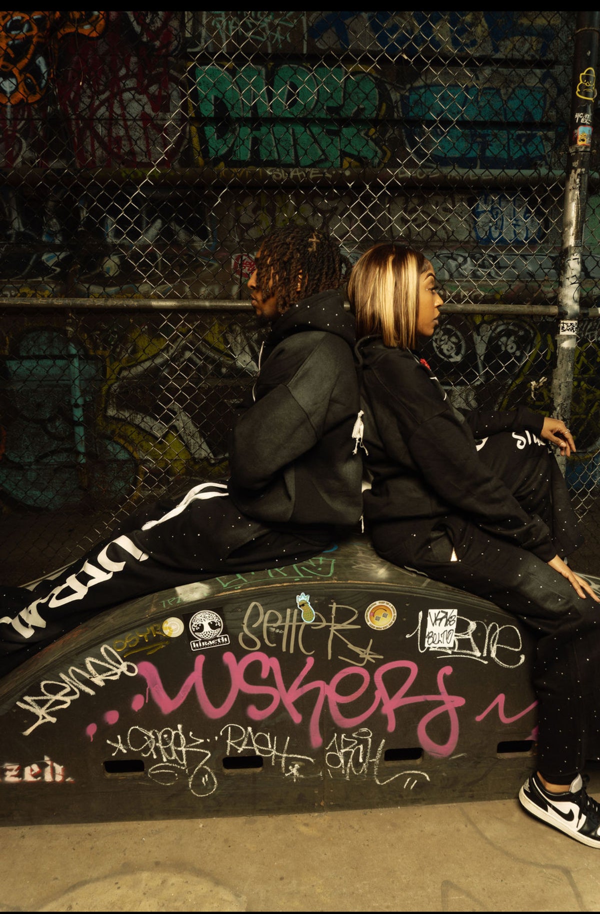 Rhinestone flare sweatsuits adults
